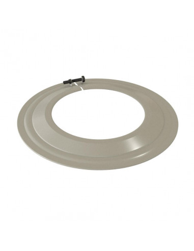 Rosace Email Couleur Blanc Acier émaillé diamètre 125mm Blanc Bois / Fioul / Gaz TEN 313714