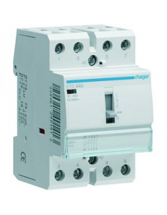 Contacteur Jour-Nuit 40A Tétrapolaire 230V HAGER ETC440