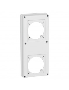 Plastron P17 280x125mm recevant 2 prises 16A ou 32A pour composer un coffret P17 LEGRAND 057718