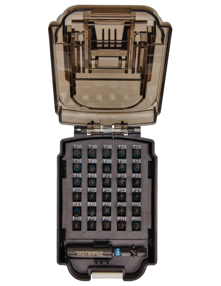 Coffret Forme 'Batterie LXT' Impact Black 31 accessoires vissage MAKITA E-03084