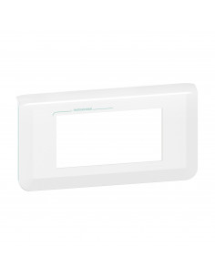 Plaque de finition horizontale Mosaic pour 4 modules blanc antimicrobien LEGRAND 078724L