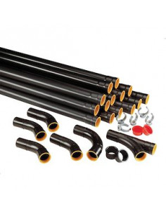 Kit réseau clipsable (sans colle) diamètre 44mm pour 3 prises ALDES 11071031 2