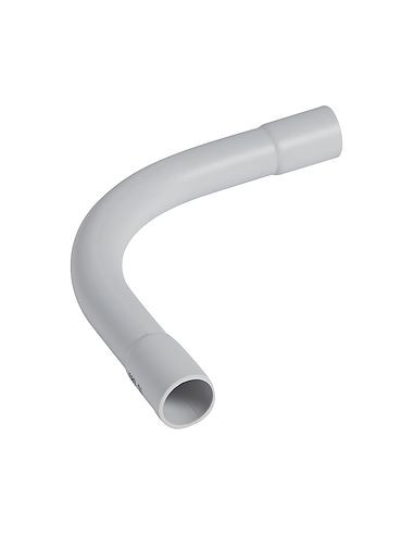 Cintre grand rayon 90° IP44 D.25mm et rayon 90mm gris RAL7035 LEGRAND 06043