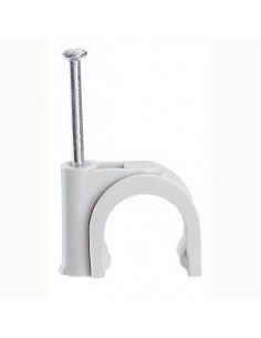 60 Attaches Fixfor grise RAL7035 pour câble rond D.19mm LEGRAND 031534