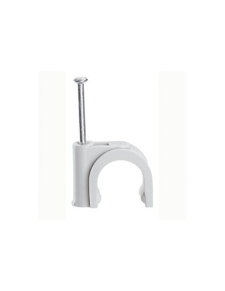60 Attaches Fixfor grise RAL7035 pour câble rond D.19mm LEGRAND 031534