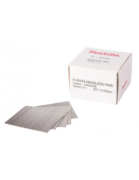 10000 Finettes 23 Ga pour cloueurs pneumatiques et à batterie (DPT353, PT354, SN06) MAKITA F-32933
