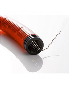 Conduit DuoGliss tube D.32mm avec tire-fils pour courants forts RAL2002 50M LEGRAND 01432