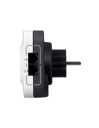 Prise Protégée 2P+T 16A avec 2 RJ45 et PARAFOUDRE LEGRAND 050670