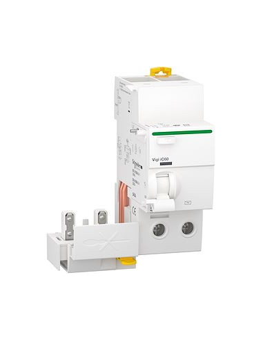 Acti9 Vigi iC60 bloc différentiel 2 Pôles 40A 30mA type AC 230-240V 400-415V SCHNEIDER A9Q11240