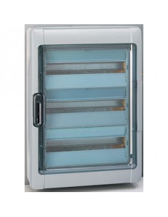 Coffret étanche Plexo³ 4x18 modules avec embouts à perforation directe prémontés IP65 IK09 - Gris LEGRAND 001927 2