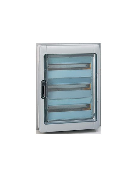 Coffret étanche Plexo³ 4x18 modules avec embouts à perforation directe prémontés IP65 IK09 - Gris LEGRAND 001927