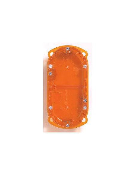 Boîte multi-matériaux Batibox 2 postes 4/5 modules verticale/horizontale profondeur 50mm LEGRAND 080122