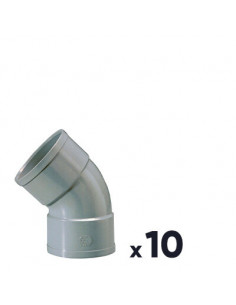 HC_$ 10 COUDE PVC 45° FF 100 GIRPI 2