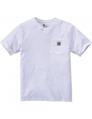 TSHIRT WORKPOCKET SS BLANC S CARHARTT S1103296100S