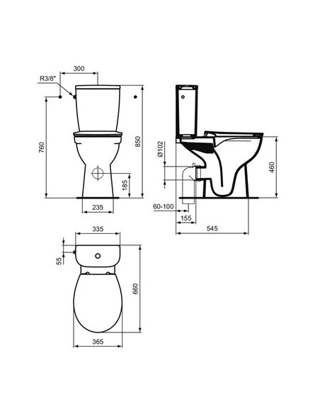 PACK WC ULYSSE SURPIED SS BRID PORCHER P026901