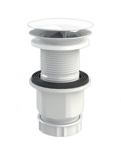 BONDE SIPHON BLANC LAVABO DELABIE 621W