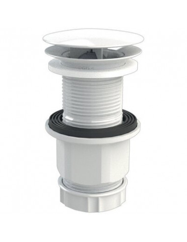 BONDE SIPHON BLANC LAVABO DELABIE 621W