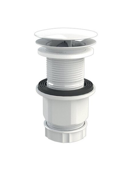 BONDE SIPHON BLANC LAVABO DELABIE 621W
