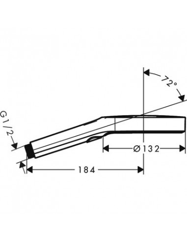 DOUCHETTE 130 3JET ECOSMART CH HANSGROHE 26865000