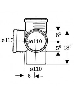 EMBR ÉQ 87 SPP D110/110/110 GEBERIT 390.559.14.1 2