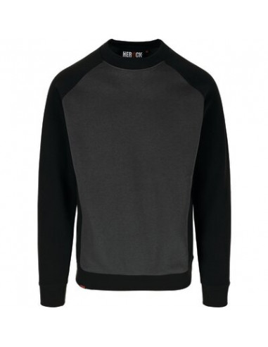 BORIS SWEATER ANTHRACI/NOIR L HEROCK 22MSW2401AN/BK-L