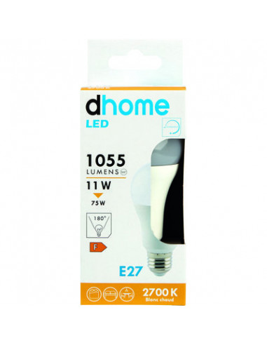 AMP LED C STD E27 2700K 1055 D DHOME A60-9D E27 2700K 1055LM