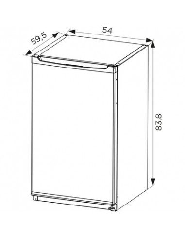 REFRIGERATEUR 122L CLASSE A MODERNA MRT4055Z04