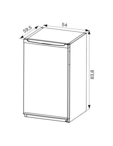 REFRIGERATEUR 122L CLASSE A MODERNA MRT4055Z04