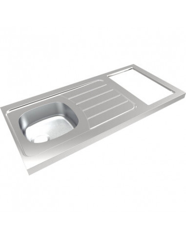EVIER CUIS INOX ISEO1200-18/10 MODERNA CPBD120A30