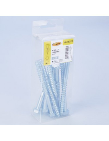 TIREFOND ACIER 4.8 10X120 /10 FIXPRO FPRO40110120BP10