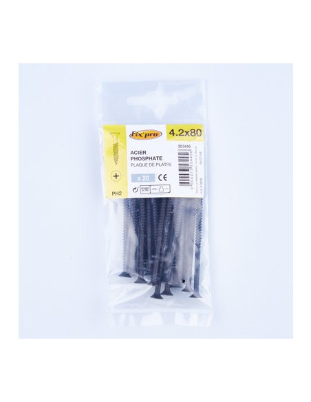 VIS PLAC A.NOIR PH 4,2X80 /20 FIXPRO FPRO7034280S20