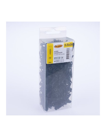 VIS PLAC A.NOIR PH 3,9X35 /500 FIXPRO FPRO7033535BP500