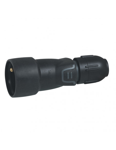 Prolongateur caoutchouc 2P+T 16A IK08 à connexion automatique IP44 LEGRAND 050111