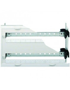 Unité équipement vega D-univers l500 h300 sans goulotte câblage 2rangées 2x24mod HAGER UD22B3 2