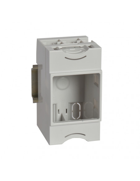 Support universel modulaire pour montage appareillage Mosaic 2 modules sur rail LEGRAND 412950