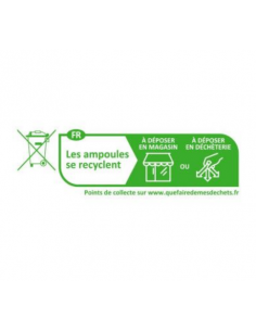 Lampe MR16 GU5,3 LED 8W 2700K 680lm, Cl.énerg.A+, 15000H ARIC 20050 2