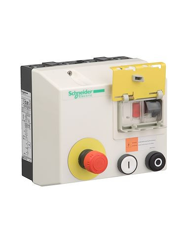 TeSys LJ7K démarreur coffret étanche 1 sens 1,5kW 380V commande 24V verrou SCHNEIDER LJ7K06Q708A29