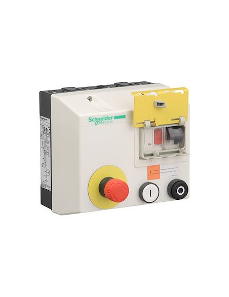 TeSys LJ7K démarreur coffret étanche 1 sens 1,5kW 380V commande 24V verrou SCHNEIDER LJ7K06Q708A29