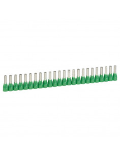 250 Embouts de câblage à collerette isolante Starfix simple en bande pour conducteurs section 6mm² vert LEGRAND 037668