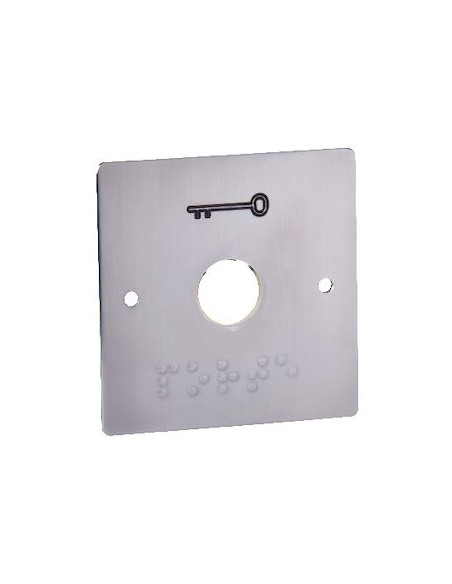 Bouton poussoir de sortie à double sécurités no/nf pour pot d'entraxe 60 mm BP60 AIPHONE 120900