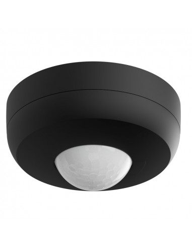 PD3N-1C-AP détecteur de mouvement 360° saillie Télécommandable noir IP44 Ø10 m LUXOMAT 93092