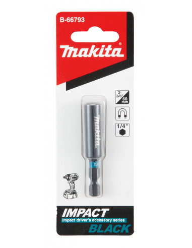 Porte embout Impact Black 60mm 1 Piece MAKITA B-66793