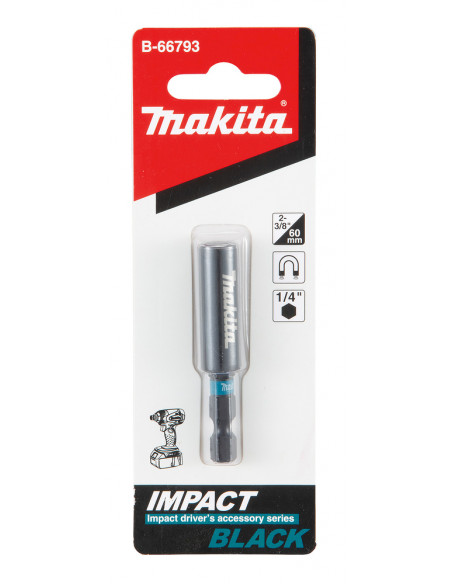 Porte embout Impact Black 60mm 1 Piece MAKITA B-66793