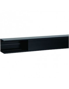 Goulotte appareillable queraz enclipsage direct h 54mm x p 54mm L200mm PVC noire HAGER GBD5005009011 2
