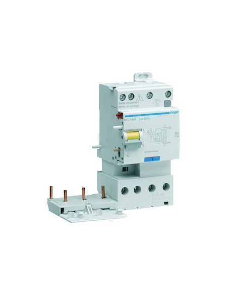 Bloc différentiel double sortie 3P+N 40A 300mA type AC HAGER BFC940F