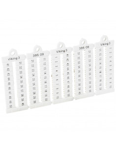 1000 repères à lecture horizontale pour bloc de jonction viking 3 pas 5mm avec chiffres 1 à 50 LEGRAND 039509