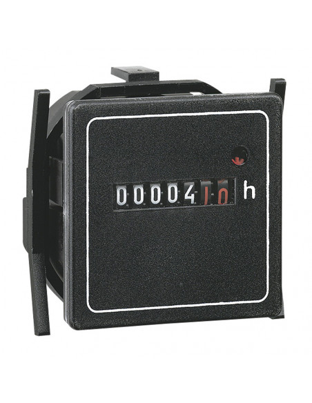 Compteur horaire totalisateur 48V 50Hz 48x48mm LEGRAND 049558