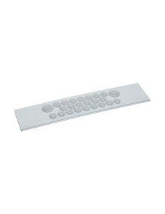 Plaque à embouts pour coffrets XL³160 métal 2 embouts Ø4mm à Ø32mm et 22 embouts Ø4mm à Ø20mm LEGRAND 020021