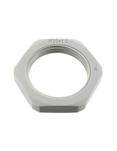 Ecrou Polyamide gris ISO 25 BLM 102252