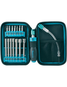 TROUSSE TOURNEVIS+FLEXIBLE MAKITA P-90043